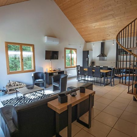 Chalet De Charme Le Contemporain Ney Bagian luar foto