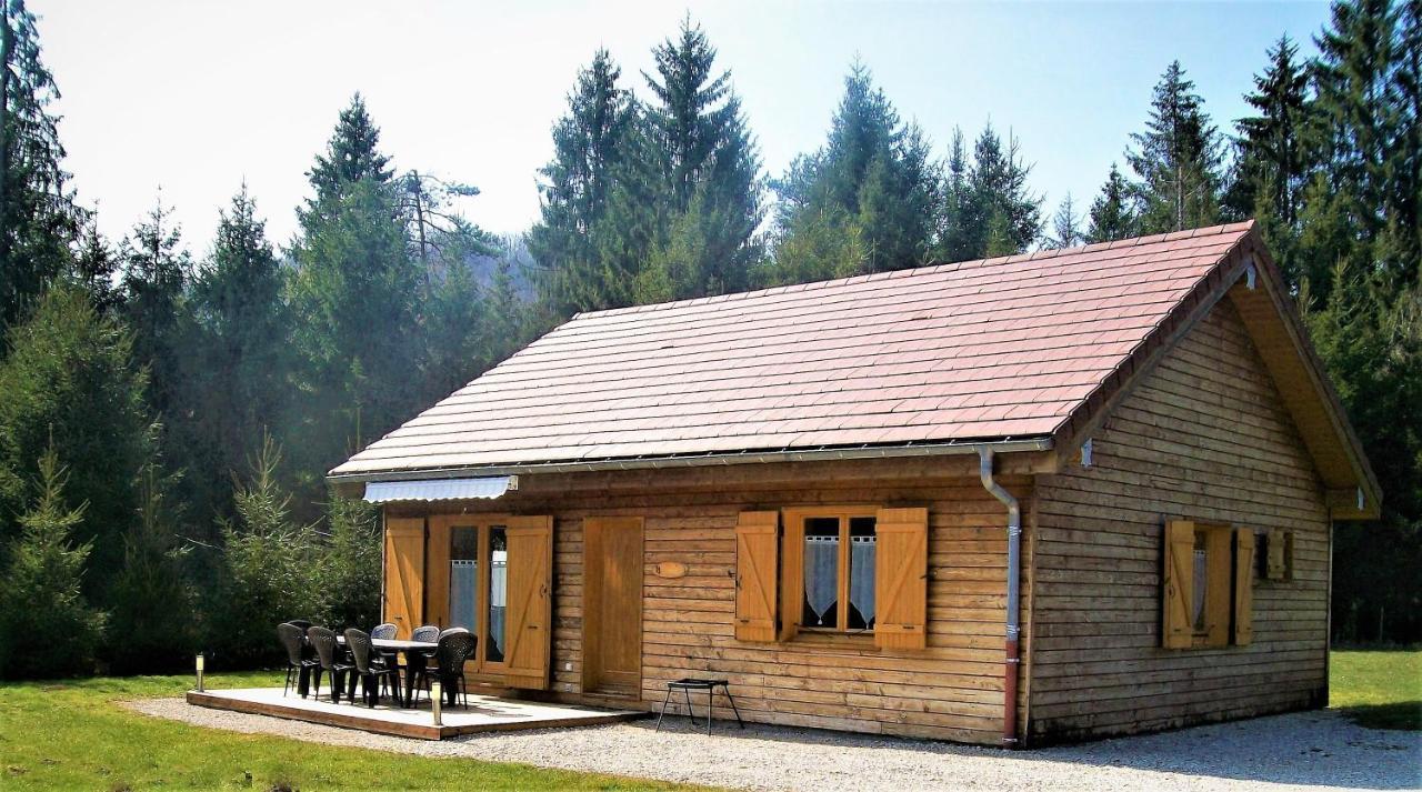 Chalet De Charme Le Contemporain Ney Bagian luar foto
