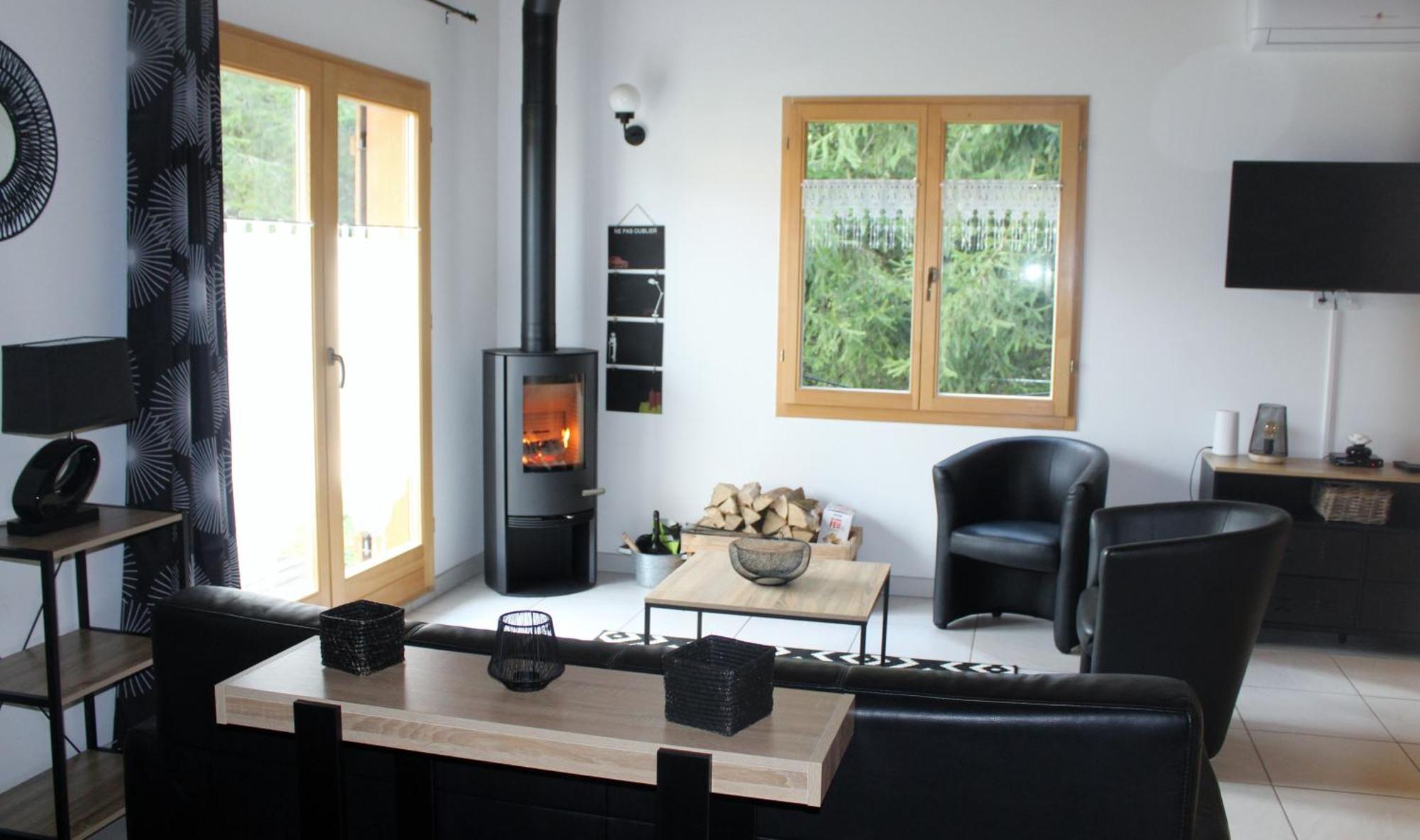 Chalet De Charme Le Contemporain Ney Bagian luar foto