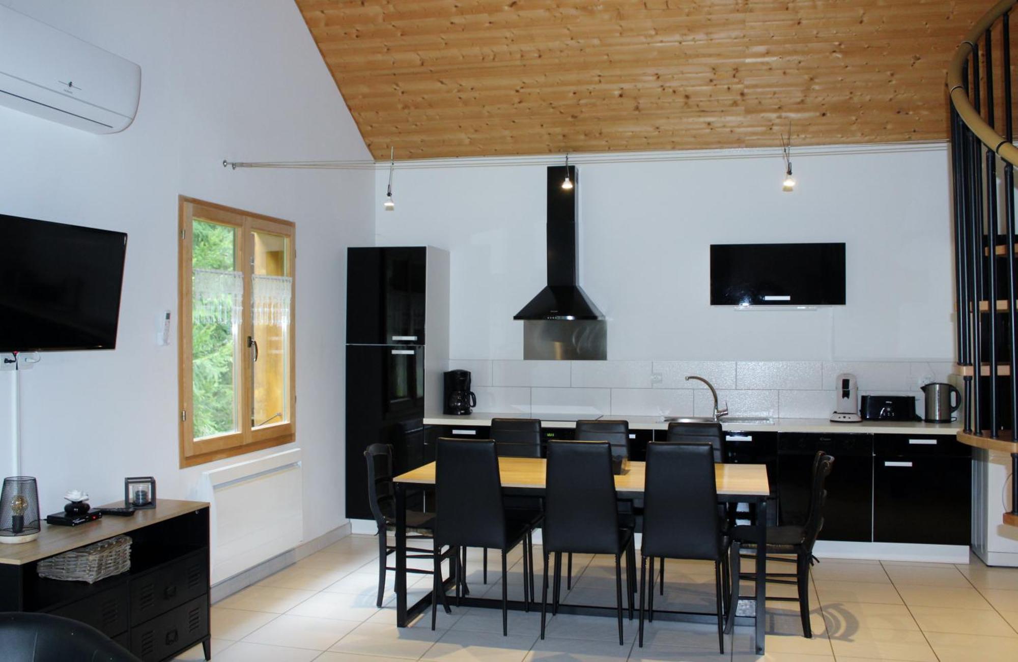 Chalet De Charme Le Contemporain Ney Bagian luar foto