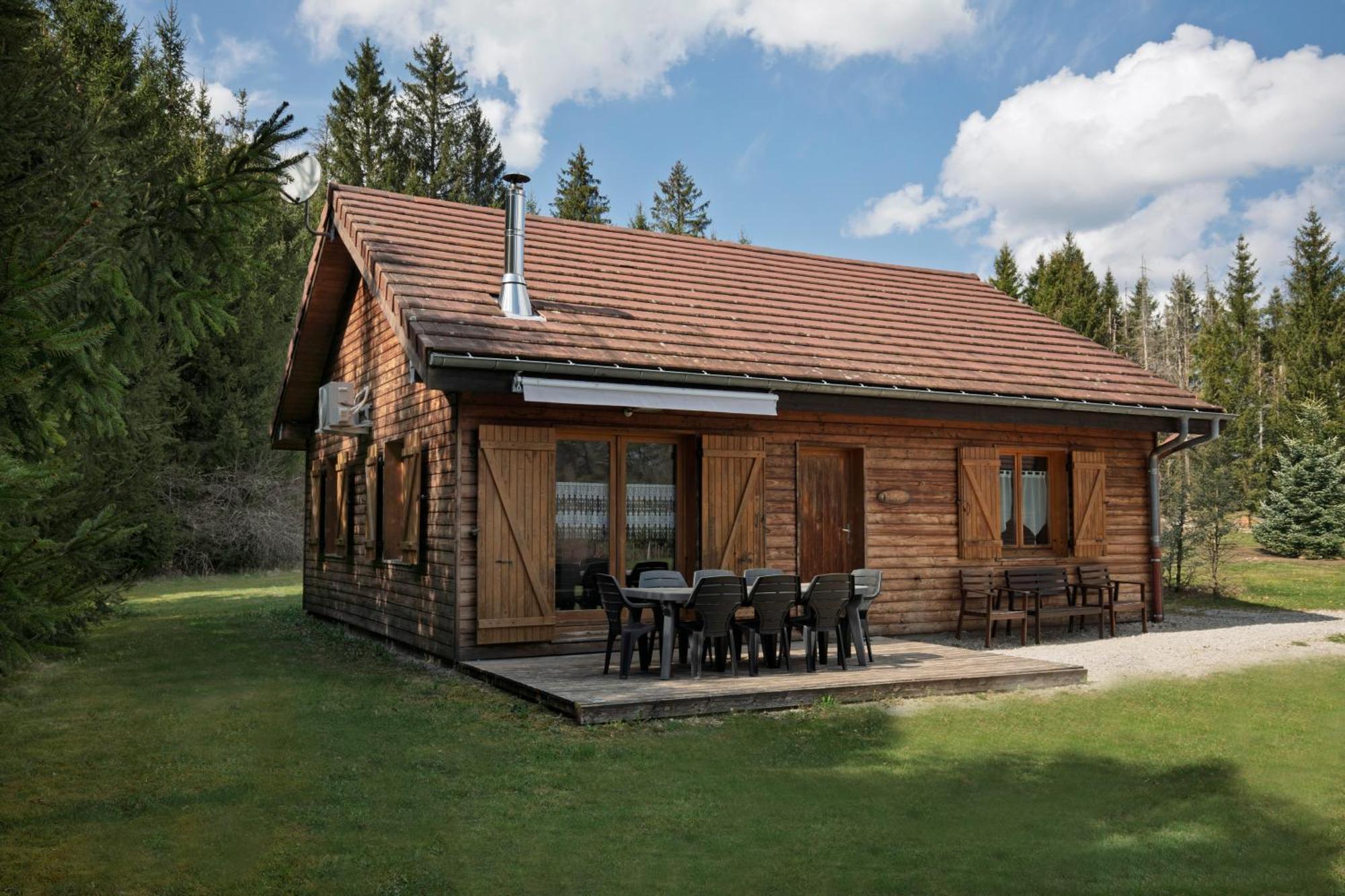 Chalet De Charme Le Contemporain Ney Bagian luar foto