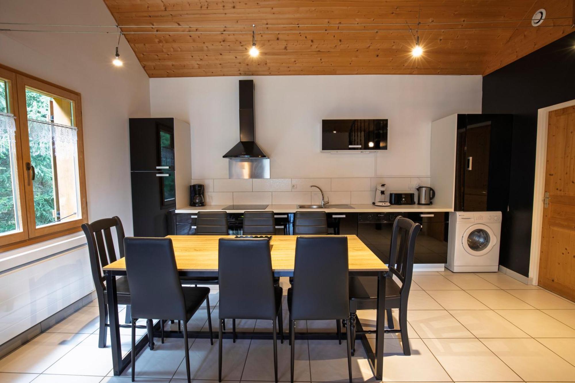 Chalet De Charme Le Contemporain Ney Bagian luar foto