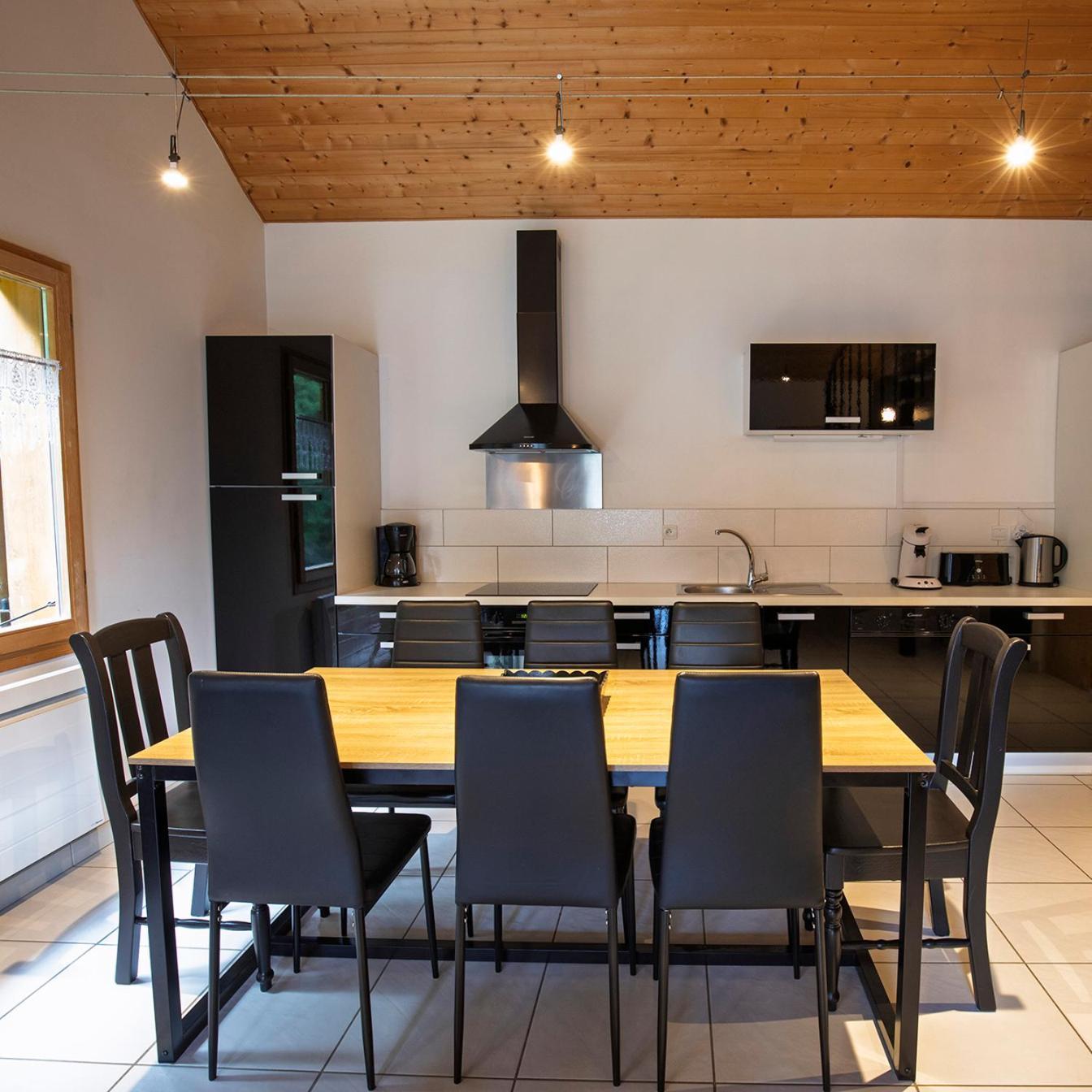 Chalet De Charme Le Contemporain Ney Bagian luar foto